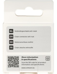Simson Verbindingsschakel Anti-roest 1/2"x1/8" 2