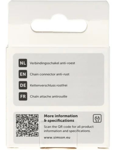 Simson Verbindingsschakel Anti-roest 1/2"x1/8"