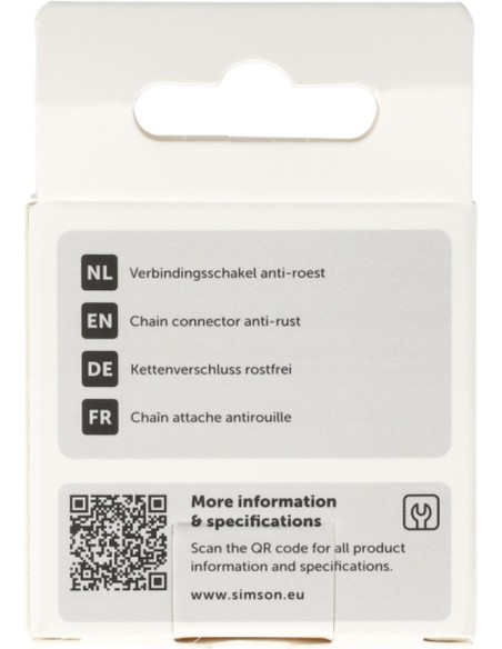 Simson Verbindingsschakel Anti-roest 1/2"x1/8"
