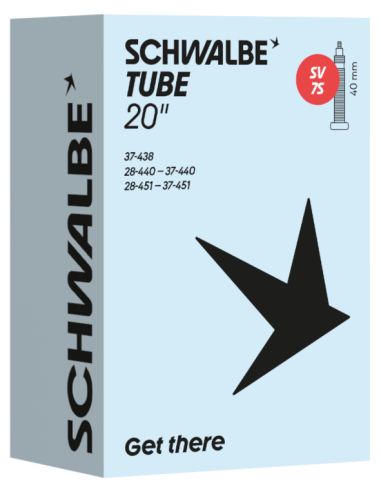Binnenband Schwalbe SV 7S 20" / 28/37-438/451mm - 40mm ventiel