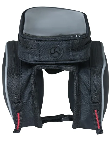 Frametas Basil Top Tube Sport Design Double 1,5 liter 20 x 13 x 17 cm - zwart