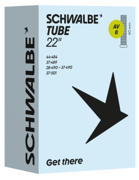 Binnenband Schwalbe AV8 22" / 28-44-484/501mm - 40mm ventiel