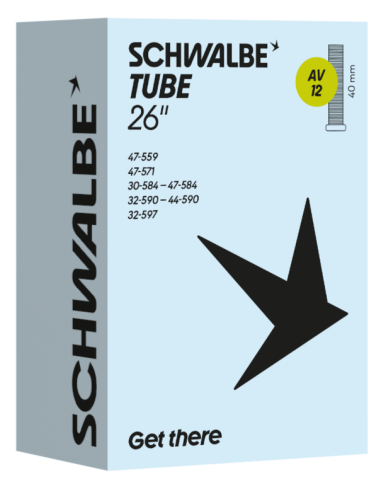 Binnenband Schwalbe AV12 26" / 30-47-559/597mm - 40mm ventiel