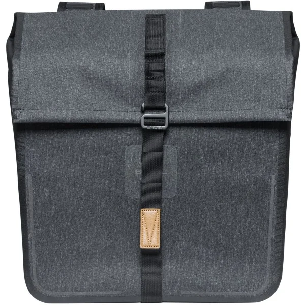Dubbele fietstas Basil Urban Dry 50 liter 36 x 17 x 42 cm - charcoal melee