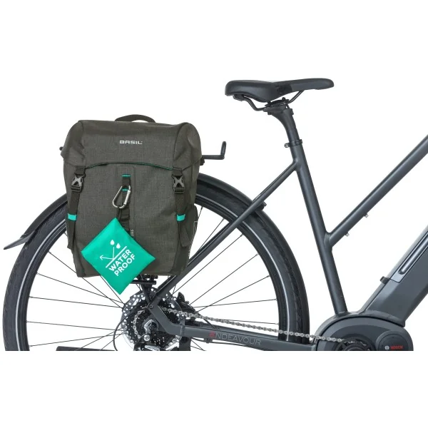 Enkele fietstas Basil Discovery 365D 9 liter 30 x 14 x 31 cm - black melee