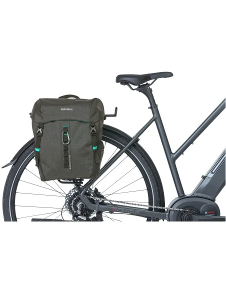 Enkele fietstas Basil Discovery 365D 9 liter 30 x 14 x 31 cm - black melee