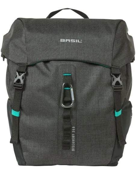 Enkele fietstas Basil Discovery 365D 9 liter 30 x 14 x 31 cm - black melee
