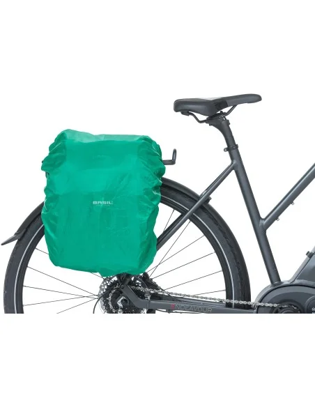Dubbele fietstas Basil Discovery 365D 18 liter 30 x 15 x 31 cm - black melee