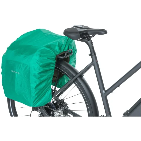Dubbele fietstas Basil Discovery 365D 18 liter 30 x 15 x 31 cm - black melee