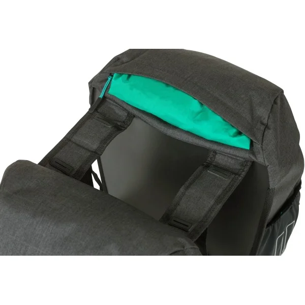 Dubbele fietstas Basil Discovery 365D 18 liter 30 x 15 x 31 cm - black melee