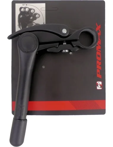 Stuurpen 1" Promax aluminium 0-70° verstelbare hoek met ø31,8 mm klem - zwart