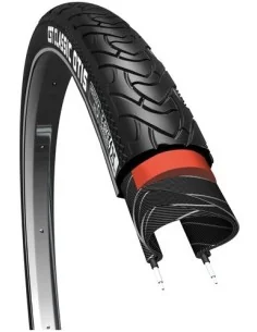 Buitenband CST Otis 28 x 1 3/8" / 37-622 mm - zwart met reflectie
