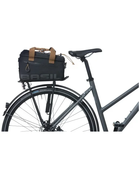 Bagagedragertas Basil Miles Trunkbag 7 liter 32 x 19 x 21 cm - black slate