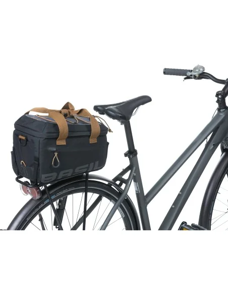 Bagagedragertas Basil Miles Trunkbag 7 liter 32 x 19 x 21 cm - black slate