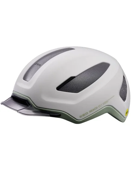 Fietshelm KED Reach DT L 58-62 cm - cloud grey light sage