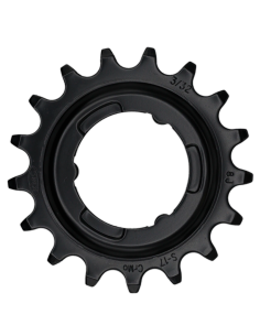 Tandwiel KMC Voor Shimano 17T O-MO Staal 3/32 inch - Zwart 2