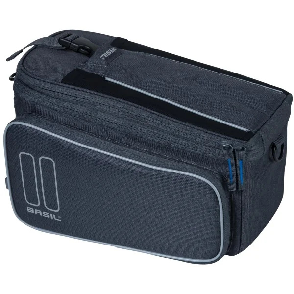 Bagagedragertas Basil Sport Design Trunkbag MIK 7 tot 15 liter 36 x 26 x 18 cm - graphite