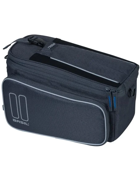 Bagagedragertas Basil Sport Design Trunkbag MIK 7 tot 15 liter 36 x 26 x 18 cm - graphite