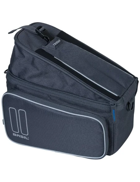 Bagagedragertas Basil Sport Design Trunkbag MIK 7 tot 15 liter 36 x 26 x 18 cm - graphite