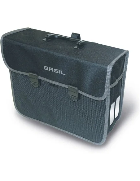 Fietstas Basil Malaga Pakaftas 13 liter 32x13x29cm - zwart