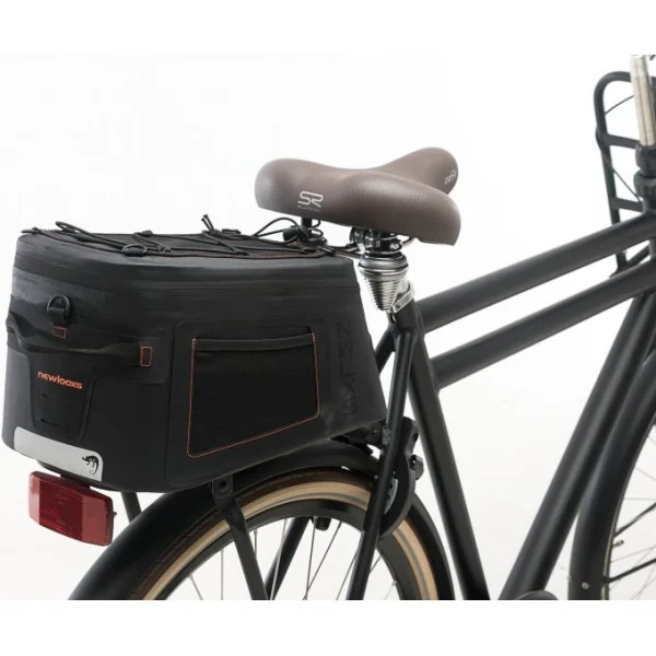 Bagagedragertas New Looxs Varo Trunkbag 15 liter 36 x 20 x 24 cm - zwart