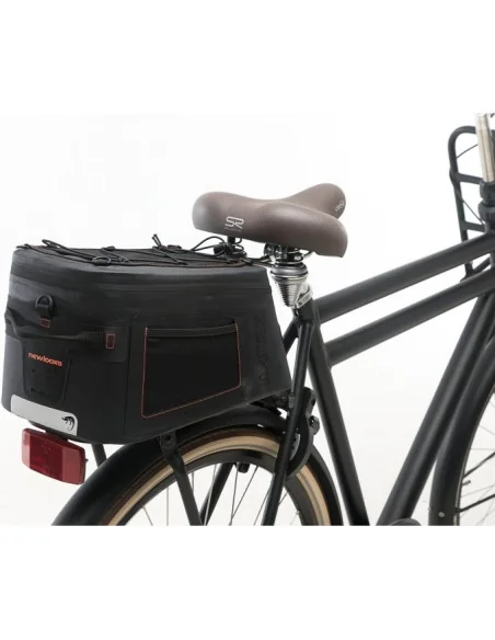 Bagagedragertas New Looxs Varo Trunkbag 15 liter 36 x 20 x 24 cm - zwart