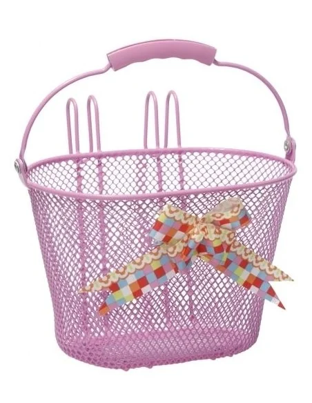 Kinderfietsmand New Looxs Astri Girls 8 liter 26 x 17 x 17,5 cm - arabella pink