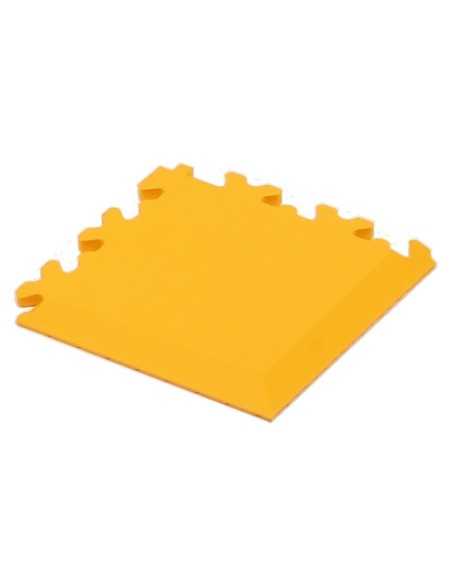 Vloertegelhoeklijst Cyclus 13,5x13,5x0.7 cm PVC koppelbaar - geel