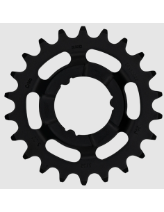 Tandwiel KMC Voor Shimano 22T O-MO Staal 3/32 inch - Zwart