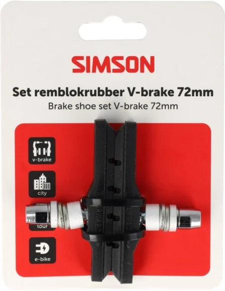 Simson Remschoenen V-brake 72mm