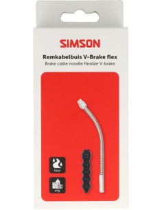 Simson Remkabelbuis V-Brake flexibel incl. rubber