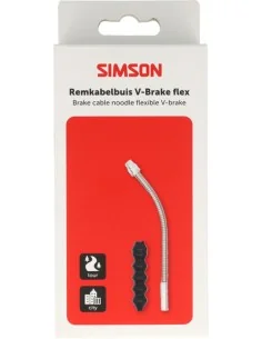 Simson Remkabelbuis V-Brake flexibel incl. rubber