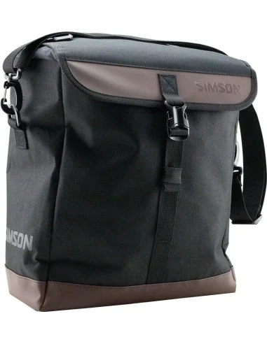 Winkeldisplay gevuld met Simson Urban fietstassen (16 + 2 gratis)