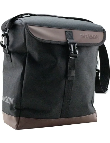 Winkeldisplay gevuld met Simson Urban fietstassen (16 + 2 gratis)