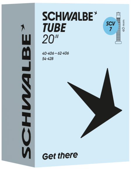 Binnenband Schwalbe SCV7 (20'') - 40/62-406 - 40mm ventiel