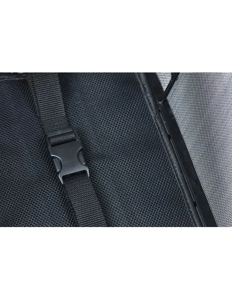 Fietsmand Basil Cento Tech Fiber Nordlicht (met MIK-adapterplaat) - solid zwart