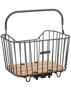 Fietsmand New Looxs Palermo 24 liter 40 x 22 x 27,5 cm - zwart