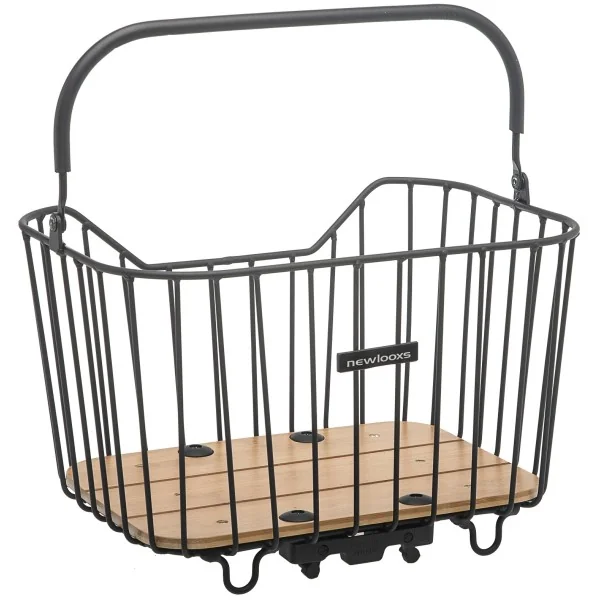 Fietsmand New Looxs Palermo 24 liter 40 x 22 x 27,5 cm - zwart