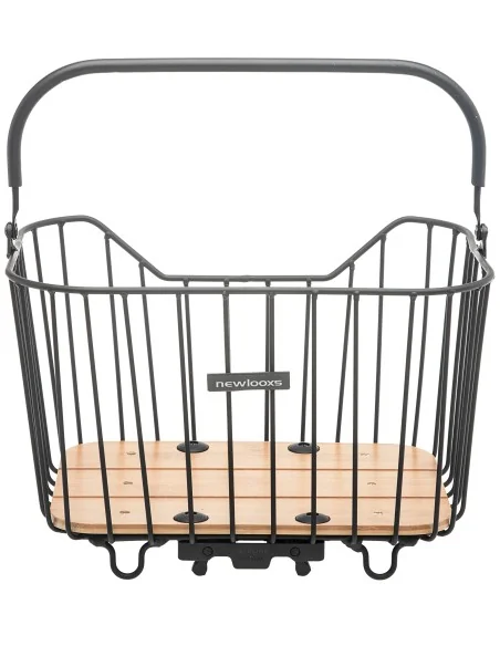 Fietsmand New Looxs Palermo 24 liter 40 x 22 x 27,5 cm - zwart