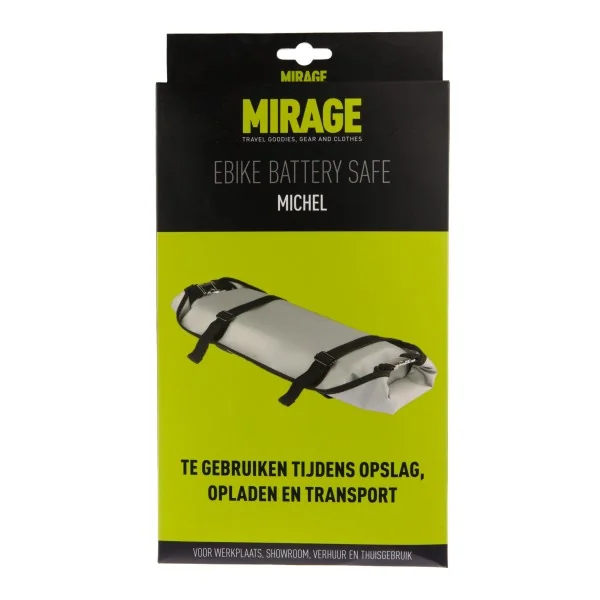 Veilige accu opberghoes Mirage Ebike Battery Safe "Michel"