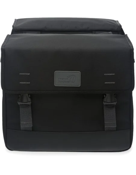Dubbele fietstas New Looxs Origin Double 39 liter 35 x 33 x 15 cm - zwart
