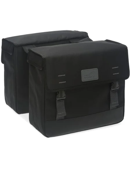 Dubbele fietstas New Looxs Origin Double 39 liter 35 x 33 x 15 cm - zwart