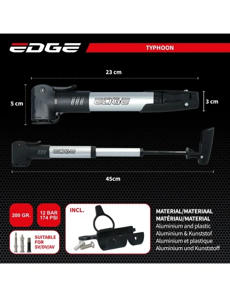 Mini pomp Edge Tyfoon