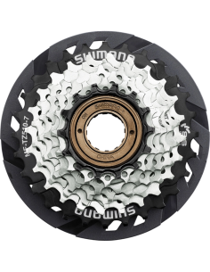 Freewheel 7 speed Shimano MF-TZ510 14-28T - met spaakbeschermingsschijf