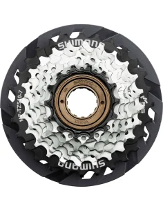 Freewheel 7 speed Shimano MF-TZ510 14-28T - met spaakbeschermingsschijf