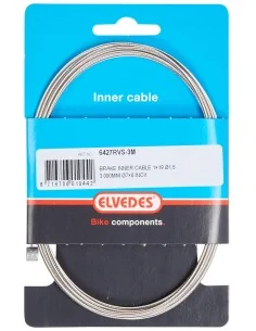 Rem binnenkabel Elvedes 3000 mm 1×19 draads RVS ø1,5mm met T-nippel ø7 × 6mm