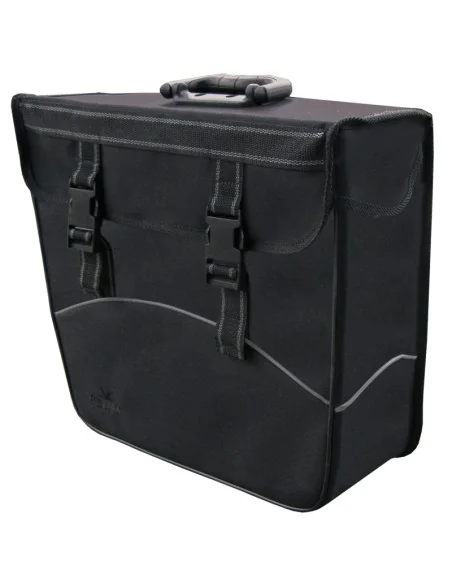 Fietstas links Greenlands 20 liter 37x33x14 cm - zwart