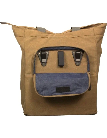 Fietstas Greenlands Canvas Shopper 20 liter 42 x 34 x 14 cm - camel bruin