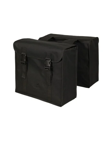 Dubbele fietstas Greenlands 34 liter 37 x 33 x 14cm (2x) - zwart / zwart