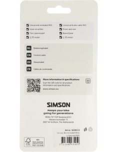 Binnenkabel Simson rem universeel RVS 2